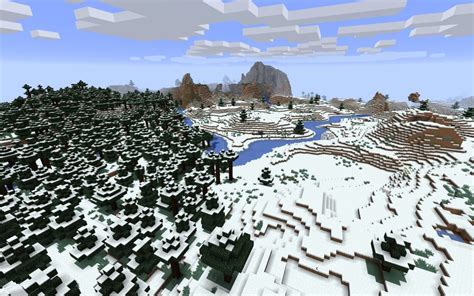Snowy Winter Scene Plus Igloo Wbasement Java Minecraft Seed Hq