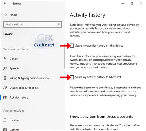 How To Clear Your Activity History On Windows