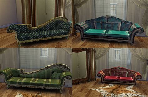 My Sims 4 Blog Antique Sofas By Amasims