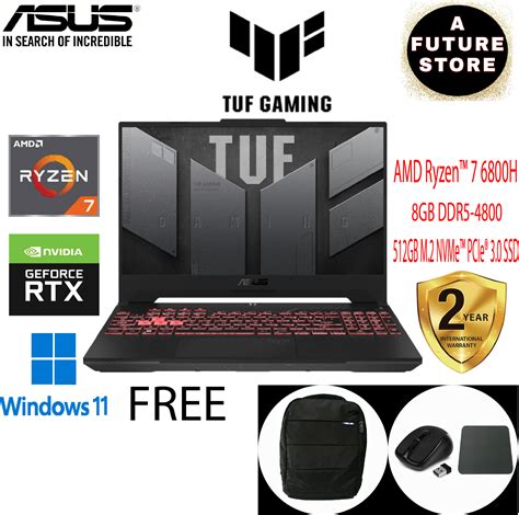 Asus Tuf Gaming A15 Fa507r Chn038w 156 Fhd 144hz Gaming Laptop