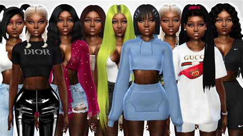 Have you ever wanted to create sims with distinct features ? MASSIVE SIMS 4 LOOKBOOK 🔥 I HAVEN'T POSTED IN... - QUINNCIAGA