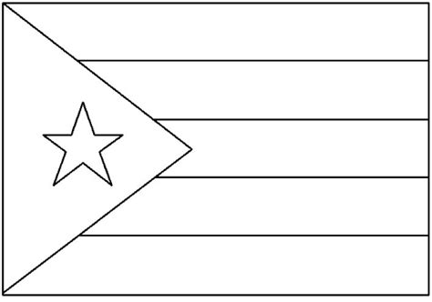 Dibujo De Bandera De Puerto Rico Para Colorear Dibujos Para Colorear