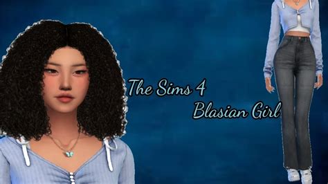 The Sims 4 Blasian Girl Cc Full Cc List Youtube
