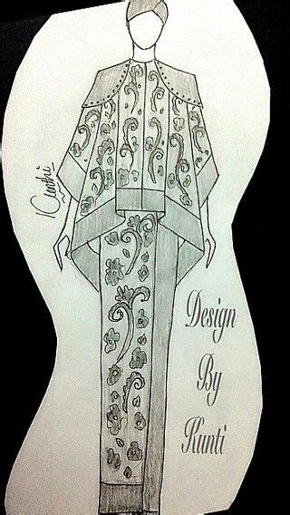Sketsa Baju Kebaya Modern Baju Busana Muslim Pria Wanita