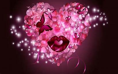 Heart Pink Hearts Wallpapers Colorful Pretty Desktop