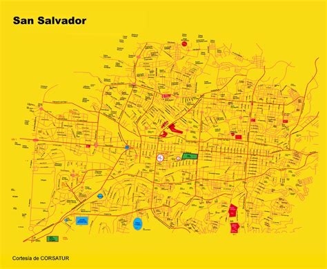 Mapas De San Salvador El Salvador Mapasblog