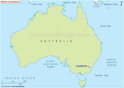 Where Is Canberra Australia Where Is Canberra Located On The Map