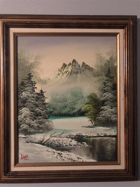 My Actual Bob Ross Painting Rbobross