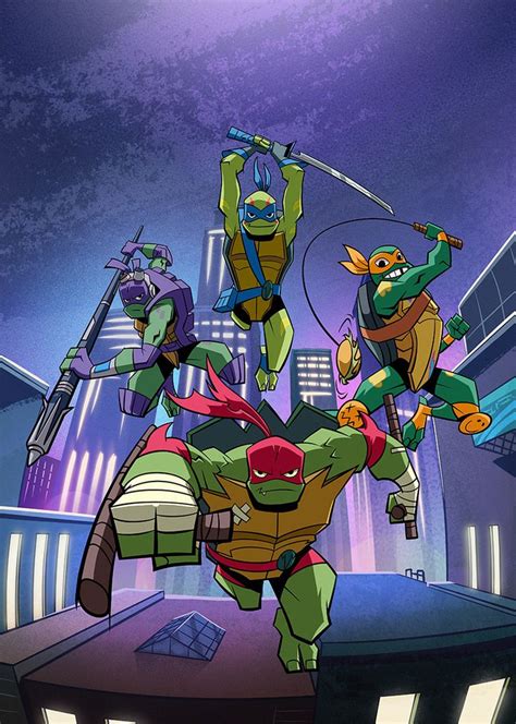 rise of the teenage mutant ninja turtles on behance teenage mutant ninja turtles artwork
