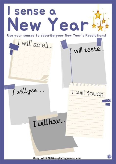 Super Easy Ways For New Years Resolutions In Esl English By Juanico