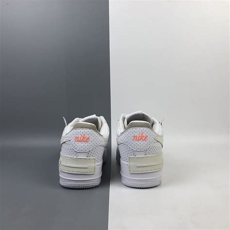 Dominated by white on the upper, this air force 1 shadow gets done in a leather construction all over with new perforations placed on the toe as well as on the heel. Nike Air Force 1 Shadow White/Atomic Pink-Sail For Sale ...