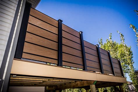 Composite Railing Design Adds A Modern Look To Your Deck Porch