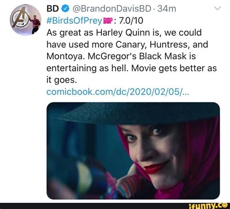 As Great As Harley Quinn Is We Could Have Used More Canary Huntress