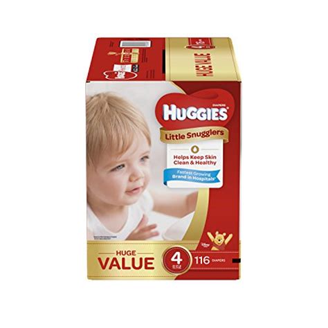 Huggies Little Snugglers Baby Diapers Size 4 116 Count Huge Pack