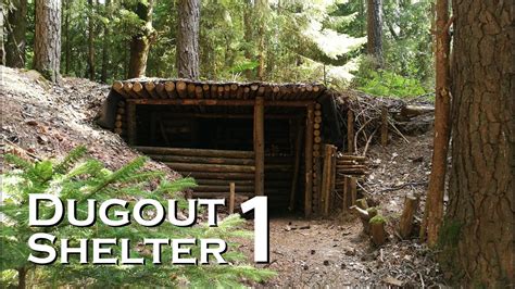 Building a shelter at the beach. Building a bushcraft DUGOUT SHELTER (Reupload ...