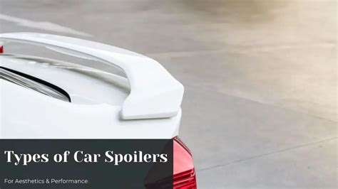 Types Of Spoilers 12 Types Of Car Spoilers For Aesthetics