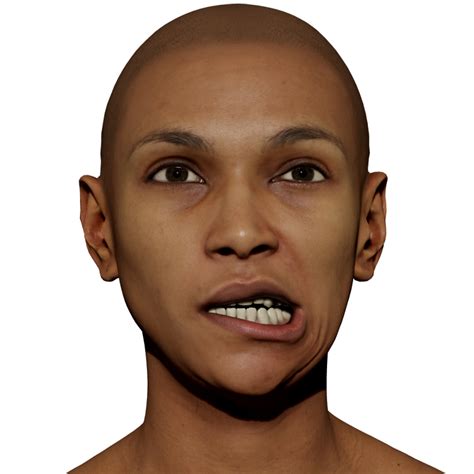 Expression Scan Cheek Pull Left Retopologised Female 01