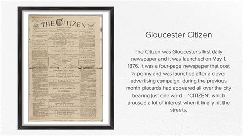 Read All About It Exhibition Display 17 Of 20 Gloucestershire Archives