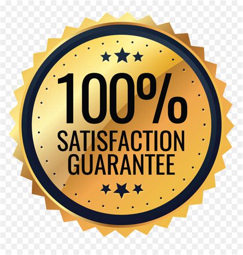 Satisfaction 100 Guaranteed Logo Png Satisfaction Guarantee 100 Logo