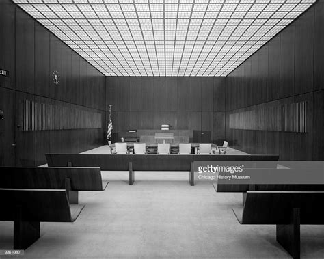Interior View Of Dirksen Federal Building Of The Chicago Federal