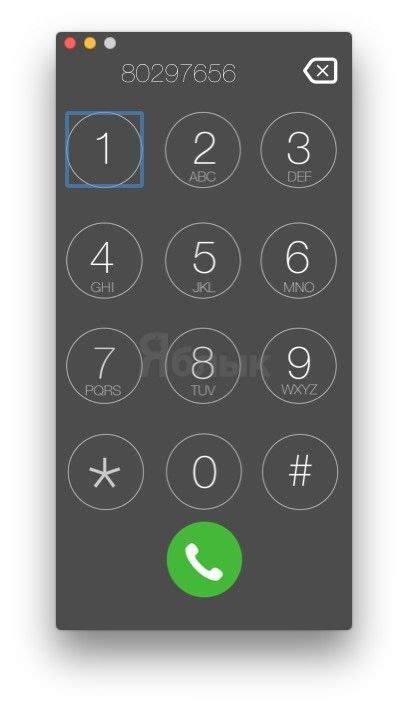 Continuity Keypad первая звонилка для сотовых звонков с Mac Яблык