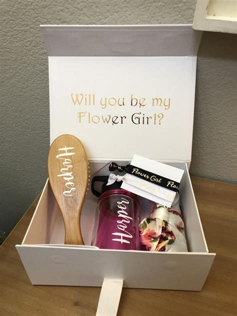 Flower Girl Proposal Box Ideas Flowers