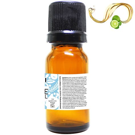 Aceite Esencial De Bergamota 10 Ml Remedio Natturall