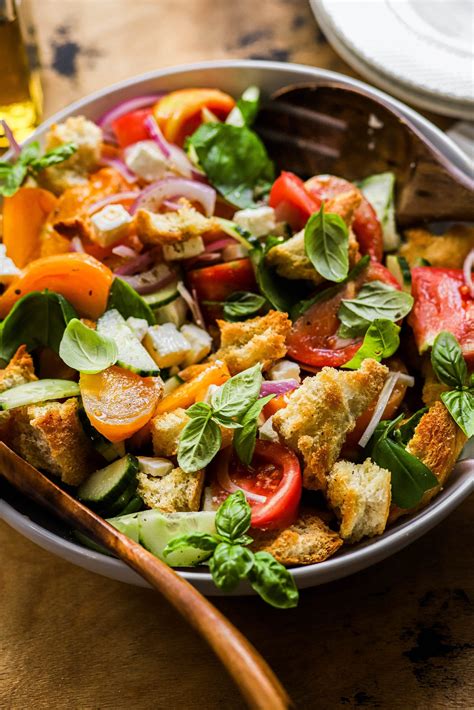 Classic Panzanella Salad Italian Panzanella Salad Recipe