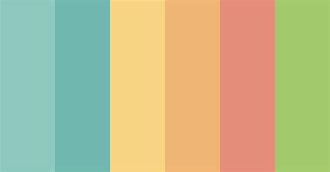 Retro Pastels Color Scheme Aqua