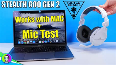 Stealth Gen Turtle Beach Mic Test And Connecting To Mac Youtube