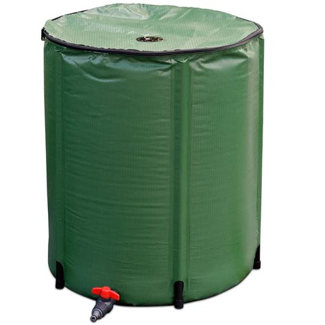 53 Gallon Portable Collapsible Rain Barrel Water Collector Walmart