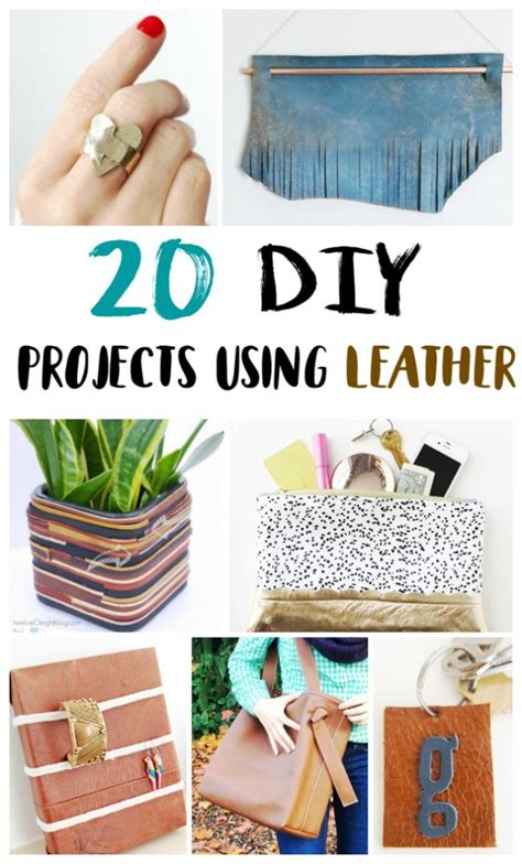 20 Diy Craft Projects Using Leather Mom Spark Mom Blogger