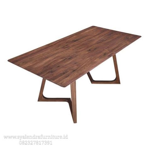meja makan cafe panjang minimalis syalendra furniture