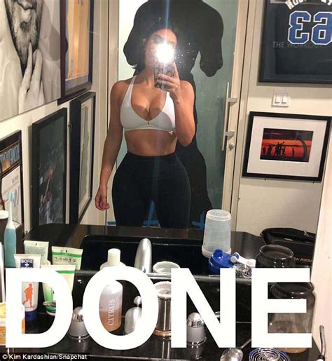 Kim Kardashian Shares Busty Selfies As She Works On Hourglass Figure