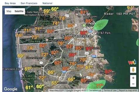How Hot Is San Francisco Dont Trust Your Smartphone