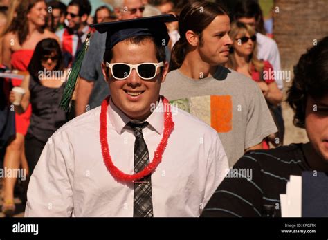College Graduation Commencement Ceremony Stock Photo Alamy