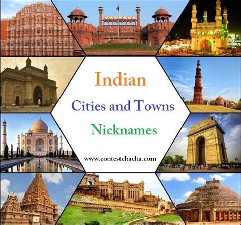 Nicknames Of Cities And Towns Of India Contest Chacha