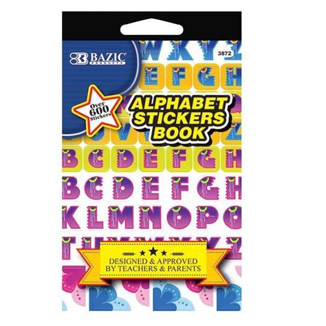 Alphabet Sticker Book Alphabet Stickers Addition Flashcards Alphabet