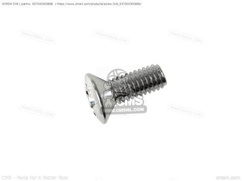 Screw 3x8 For S90 Super 1964 Usa Order At Cmsnl