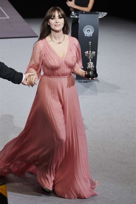 Monica Bellucci Receives Donostia Award During Th San Sebastian Film Festival Spain