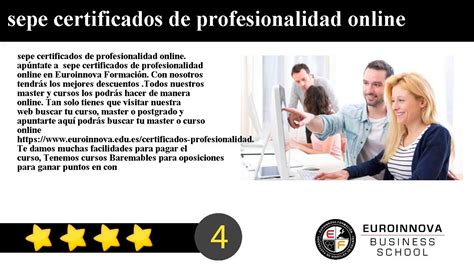 Sepe Certificados De Profesionalidad Online Youtube