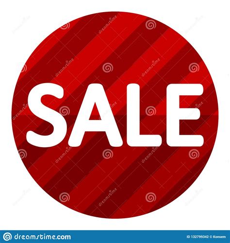 Red Sale Sign Stock Illustration Illustration Of Sales 132799342