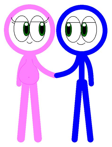 Rosy And Bluey Holding Hands By Enophano On Deviantart