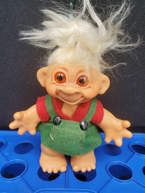 Troll Doll Bank Dam 1960s Toy White Hair Girl Collectible Etsy