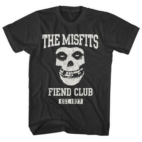 Misfits Unisex T Shirt Fiend Club By Misfits