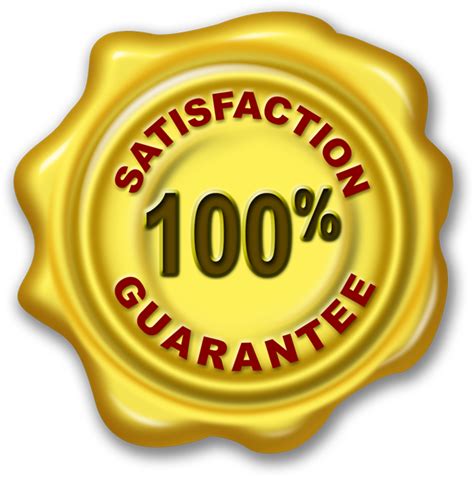Satisfaction Guarantee Wax Seal PSD PNG Graphicsfuel