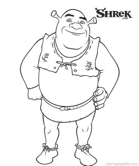 Once upon a time, in a swamp, there lived an ogre named shrek…. Printable shrek Coloring Pages For Kids | Coloring Pages ...