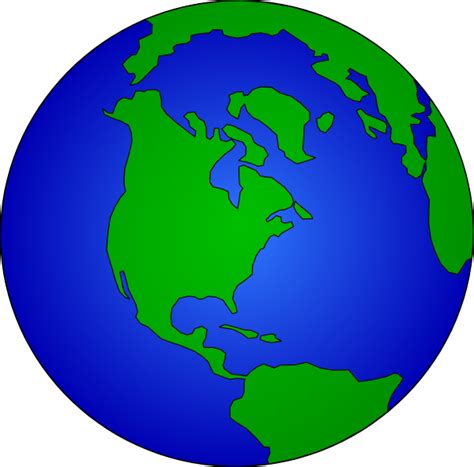 Earth Globe Clip Art Free Vector 4vector