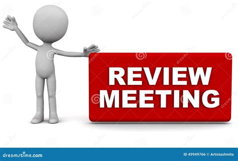 Review Meeting Stock Illustrations Review Meeting Stock
