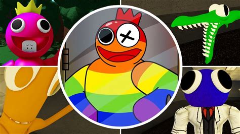 All Morphs New Gametoons Colors Are Swapped In Rainbow Friends